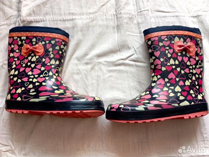 Детские резиновые сапоги