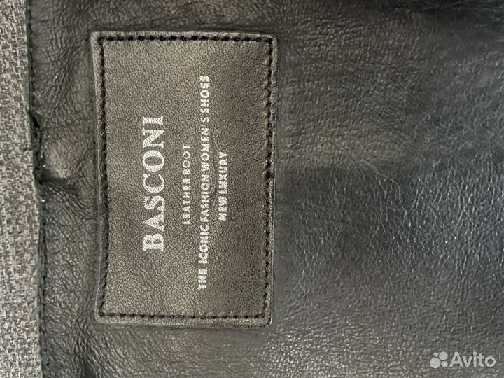 Кожаная сапоги