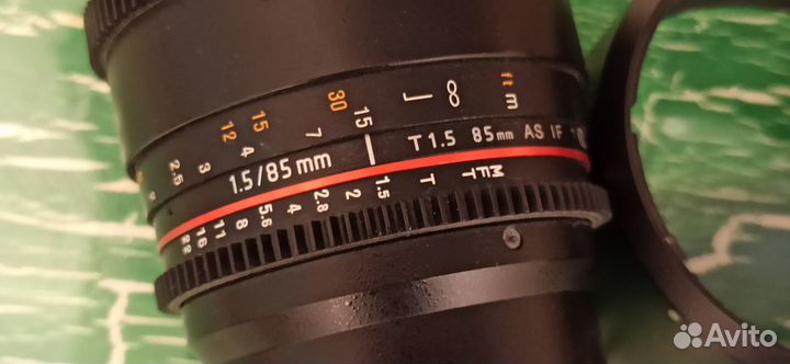 Объектив rokinon 85mm T1.5 Cine DS for Micro 4/3