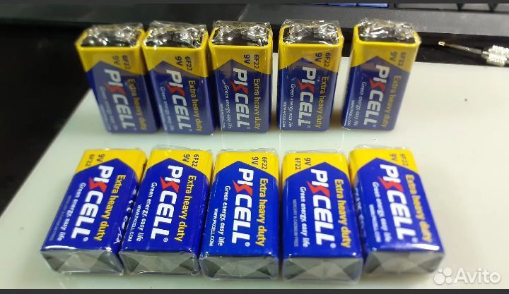 Батарейки (крона), 9v. Новые