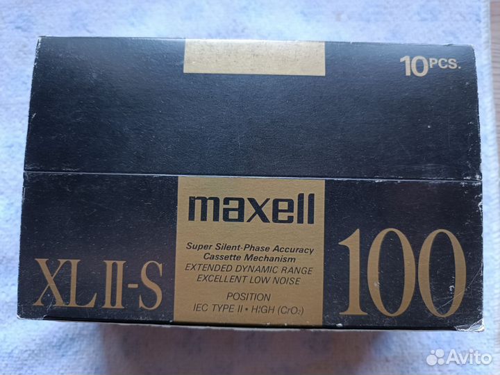 Аудиокассеты Maxell xlii-S 100 (10шт.)