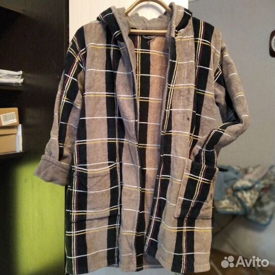 Детский махровый халат для мальчика