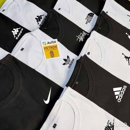 Футболки малый опт CK бел 48