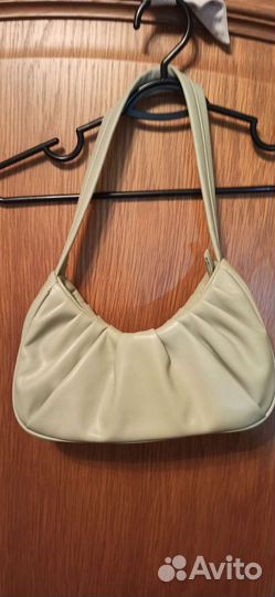 Cумка багет оливкового цвета