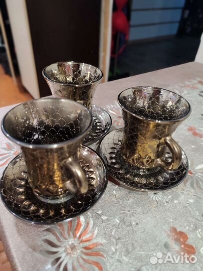 Чашка с блюдцем кофейная