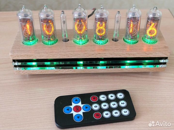 Часы на гри индикаторах nixie лампах ин-14 с WI-FI