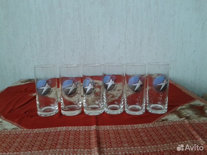 Стаканы стекло, хрусталь, чайные чашки