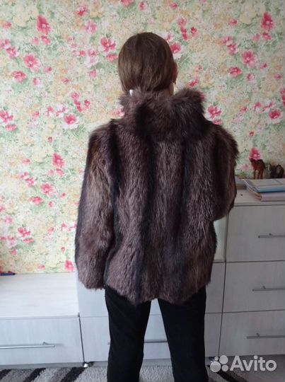 Шуба из енота