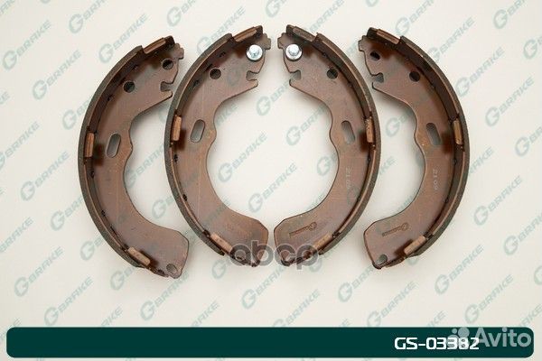 Колодки тормозные барабанные G-brake GS-03382