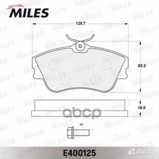 Колодки тормозные volkswagen T4 2.0/1.9D/2.4D 1