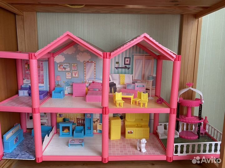 Littlest Pet Shop кукольный дом с мебелью