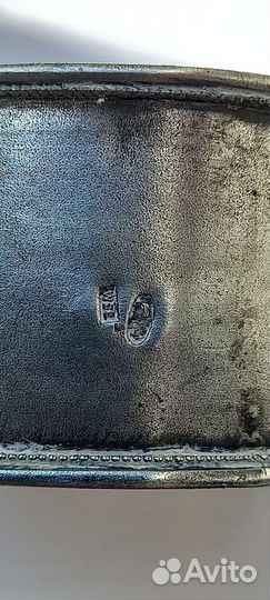 Комплект из 2х серебряных салфетниц конца19 века