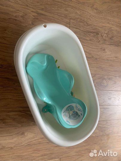 Детская ванна IKEA + горка подставка для купания