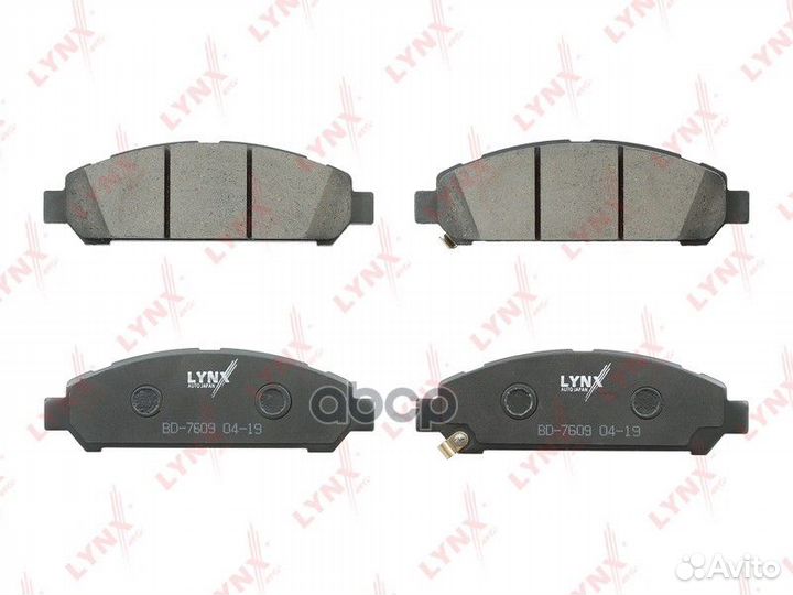 Колодки тормозные дисковые перед BD7609 LYN