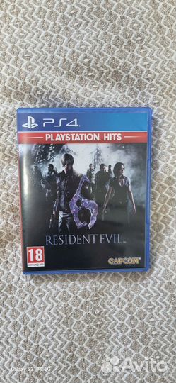 Диск Resident evil 6 на ps4