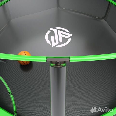 Батут Jump Power 10 ft Pro Inside Basket Green