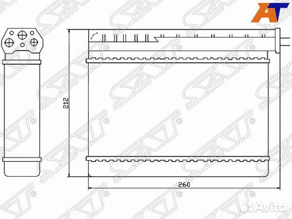 Радиатор отопителя салона BMW X5