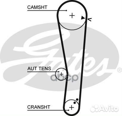 Ремень грм hyundai accent/getz 1.3-1.5L 2005