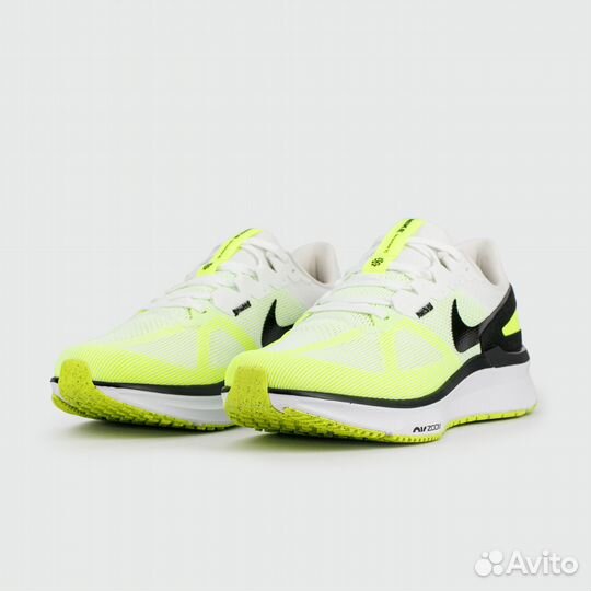 Nike Air Zoom Structure 25 White Yellow