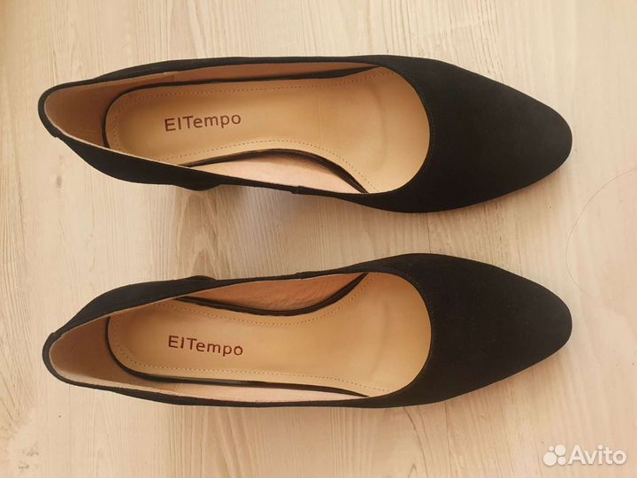 Туфли на блочном каблуке El Tempo