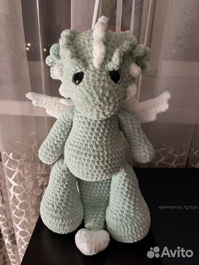 Игрушка-Дракончик-Ручная-Работа