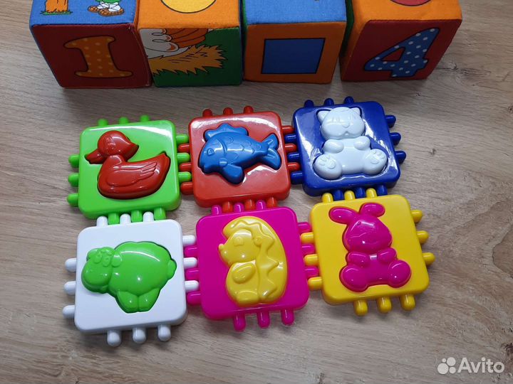 Развивающие игрушки для малышей пакетом