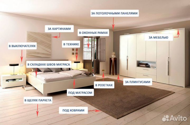 Средство от Тараканов, Клопов, Блох, Муравьев