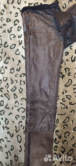 Брюки кожаные