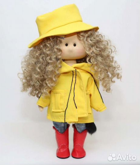 Текстильная кукла ручной работы