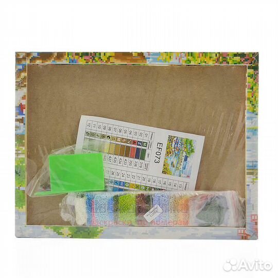 Алмазная мозаика 40x50 Букет подсолнухов с калиной