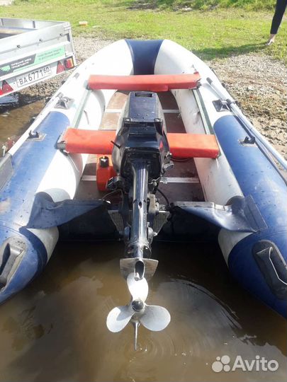 Лодочный мотор Yamaha 25+лодка Yamaran T360
