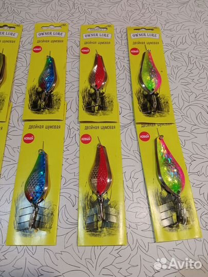 Блесна двойная, шумовая