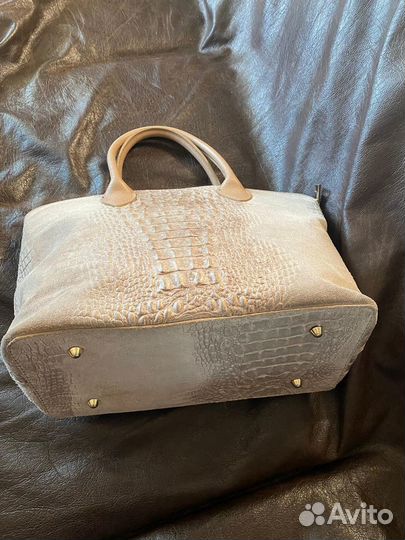 Сумка натуральная кожа Италия крокодил