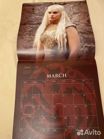 Game of Thrones Игра Престолов - Календарь 2014
