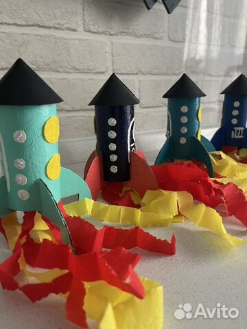Подделка в садик ракеты день космонавтики