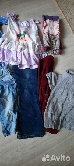 Вещи пакетом на девочку 98