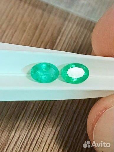 Изумруды Замбийские Замбия с сертификатом МГУ