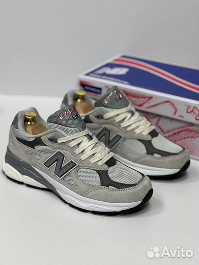 Кроссовки New Balance 990 серые 4