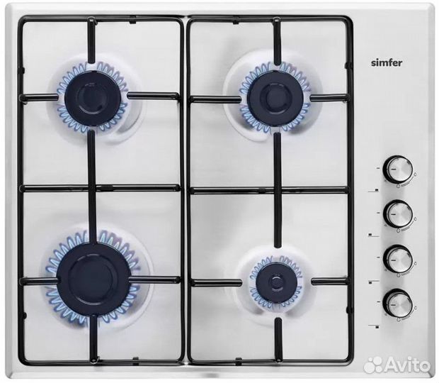 Варочная панель газовая Simfer H60Q40M470 серебр