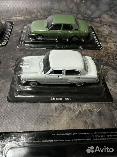 Автолегенды СССР deagostini модели машин 1 43
