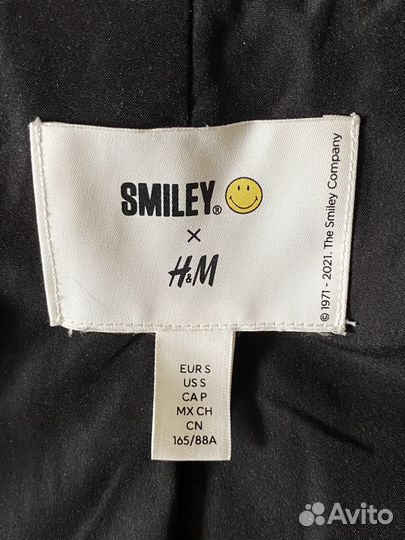 Куртка оверсайз женская H&M x Smiley