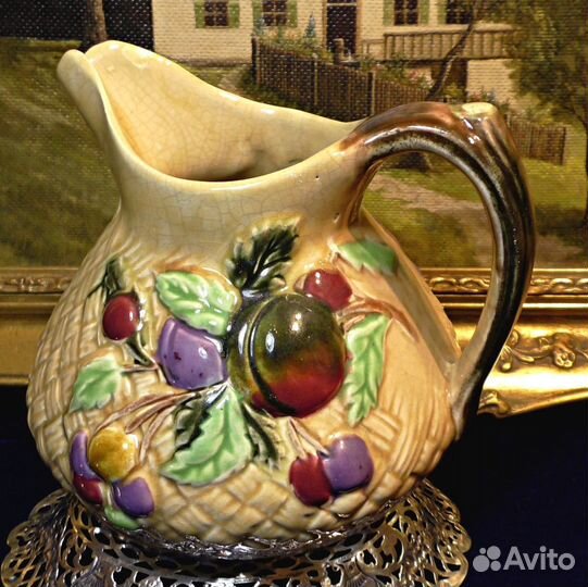 Кувшин.Фруктовый.Старинный.Shorter & Sons.Керамика