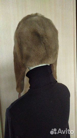 Шапка-ушанка детская зимняя новая 53-54 см