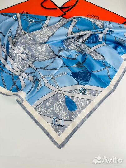 Шелковый платок hermes