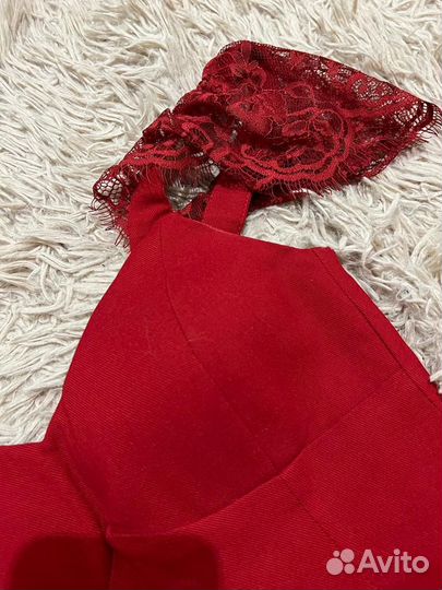 Комбинезон женский красный