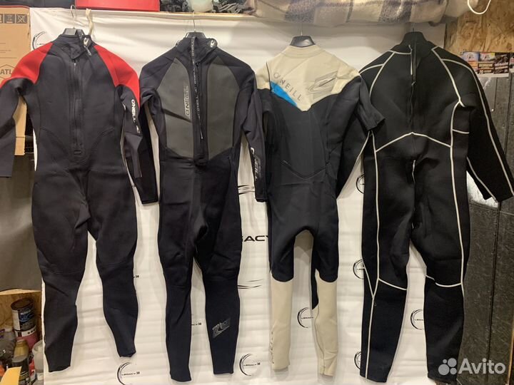 Гидрокостюмы лотом - 4 костюма и жилет O'Neill