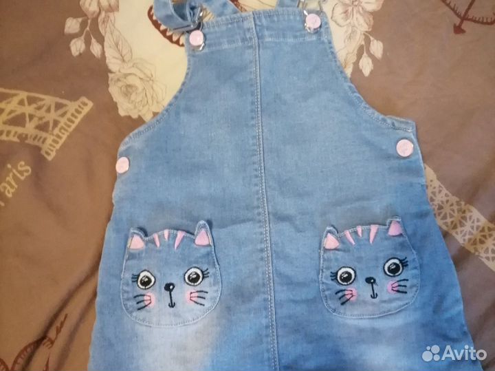 Сарафан джинсовый