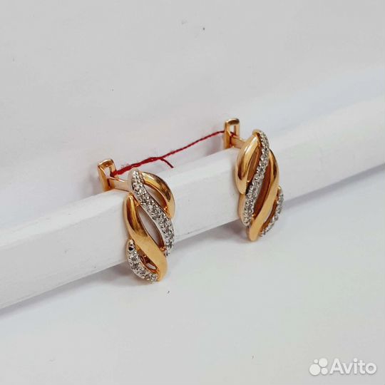 Золотые серьги