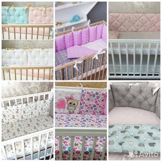 Бортики в кроватку