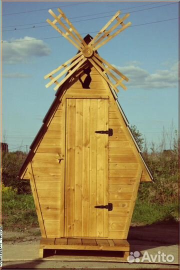 Дачный туалет с кошкой XMD